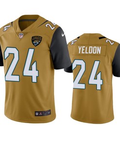 Jacksonville Jaguars T.j. Yeldon Gold Nike Color Rush Limited Jersey - Robokeg