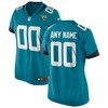 Jacksonville Jaguars Womens Alternate Custom Jersey - Teal Custom Jerseys Nfl - Robokeg