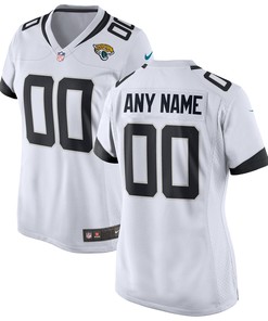 Jacksonville Jaguars Womens Custom Game Jersey White Custom Jerseys Nfl - Robokeg