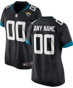 Jacksonville Jaguars Womens Custom Jersey Black Custom Jerseys Nfl - Robokeg