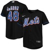 Jacob Degrom New York Mets Alternate Replica Player Jersey - Black Mlb - Robokeg