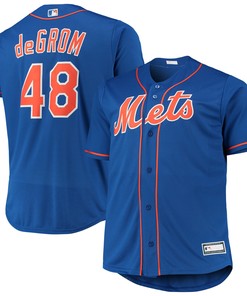 Jacob Degrom New York Mets Big & Tall Replica Player Jersey - Royal Mlb - Robokeg