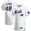 Jacob Degrom New York Mets Home Authentic Player Jersey White Mlb - Robokeg