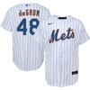Jacob Degrom New York Mets Home Replica Player Jersey - White Mlb - Robokeg