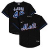 Jacob Degrom New York Mets Toddler Alternate Replica Player Jersey - Black Mlb - Robokeg