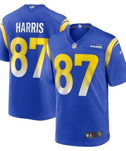 Jacob Harris Los Angeles Rams Game Player Jersey - Royal Nfl - Robokeg