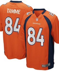 Jacob Tamme Denver Broncos Team Color Game Jersey - Orange Nfl - Robokeg