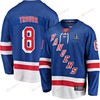 Jacob Trouba 8 New York Rangers Stanley Cup 2023 Playoffs Patch Home Breakaway Men Jersey - Blue - Robokeg