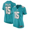 Jaelan Phillips Miami Dolphins Womens Game Player Jersey - Aqua Nfl - Robokeg