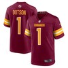Jahan Dotson Washington Commanders 2022 Nfl Draft First Round Pick Game Jersey - Burgundy - Robokeg