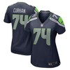 Jake Curhan Seattle Seahawks Womens Game Jersey - College Navy Nfl - Robokeg