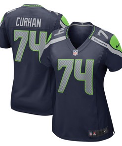 Jake Curhan Seattle Seahawks Womens Game Jersey - College Navy Nfl - Robokeg