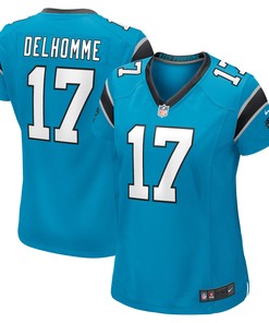Jake Delhomme Carolina Panthers Womens Retired Player Jersey - Blue Nfl - Robokeg