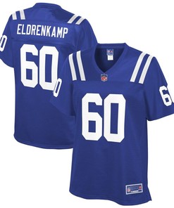 Jake Eldrenkamp Indianapolis Colts Nfl Pro Line Womens Team Player Jersey - Royal - Robokeg