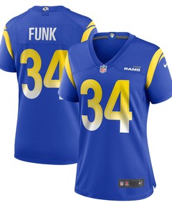 Jake Funk Los Angeles Rams Womens Game Player Jersey - Royal Nfl - Robokeg