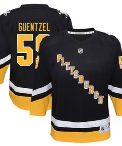 Jake Guentzel Pittsburgh Penguins 2021/22 Alternate Replica Player Jersey - Black Nhl - Robokeg
