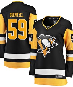 Jake Guentzel Pittsburgh Penguins Fanatics Branded Womens Home Premier Breakaway Player Jersey - Black Nhl - Robokeg