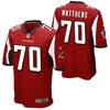 Jake Matthews Atlanta Falcons Nike Game Jersey - Red - Robokeg
