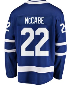 Jake McCabe 22 Toronto Maple Leafs Stanley Cup 2023 Playoffs Patch Home Breakaway Men Jersey - Blue - Robokeg