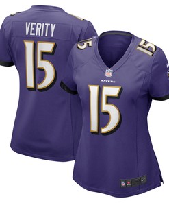 Jake Verity Baltimore Ravens Womens Game Jersey - Purple Nfl - Robokeg