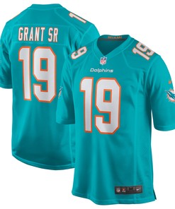 Jakeem Grant Sr. Miami Dolphins Game Jersey - Aqua Nfl - Robokeg
