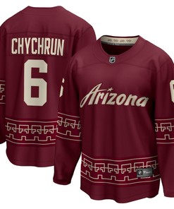 Jakob Chychrun 6 Arizona Coyotes Alternate 2022/23 Premier Breakaway Men Jersey - Garnet - Robokeg