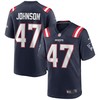 Jakob Johnson New England Patriots Game Jersey - Navy Nfl - Robokeg