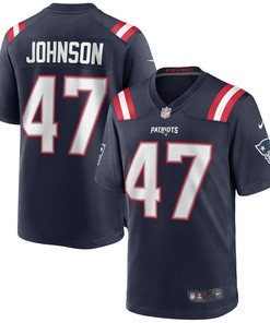 Jakob Johnson New England Patriots Game Jersey - Navy Nfl - Robokeg