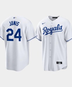 Jakob Junis 24 Kansas City Royals White Home Player Jersey - Robokeg