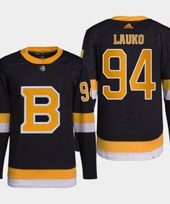 Jakub Lauko 94 Boston Bruins Black Jersey Alternate - Robokeg
