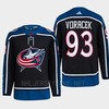 Jakub Voracek 93 Reverse Retro 2.0 2022 Columbus Blue Jackets Navy Jersey Primegreen - Robokeg