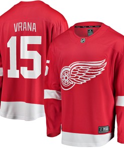 Jakub Vrana Detroit Red Wings Fanatics Branded 2017/18 Home Breakaway Replica Jersey - Red Nhl - Robokeg