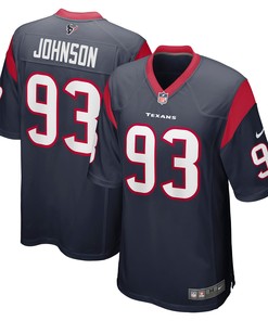 Jaleel Johnson Houston Texans Game Jersey - Navy Nfl - Robokeg