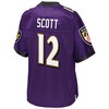 Jaleel Scott Baltimore Ravens Nfl Pro Line Player Jersey - Purple - Robokeg
