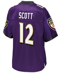 Jaleel Scott Baltimore Ravens Nfl Pro Line Player Jersey - Purple - Robokeg