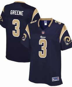 Jalen Greene Los Angeles Rams Nfl Pro Line Womens Team Player Jersey - Navy - Robokeg