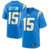 Jalen Guyton Los Angeles Chargers Game Player Jersey - Powder Blue Nfl - Robokeg