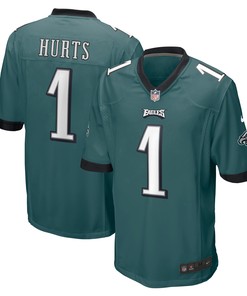 Jalen Hurts Philadelphia Eagles Team Game Jersey - Midnight Green Nfl - Robokeg