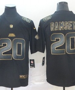 Jalen Ramsey #20 Jacksonville Jaguars Nfl Explosion Legendary Gold Black Jersey - Robokeg