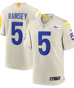 Jalen Ramsey Los Angeles Rams Player Game Jersey - Bone Nfl - Robokeg