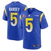 Jalen Ramsey Los Angeles Rams Super Bowl Lvi Game Patch Jersey - Royal Nfl - Robokeg