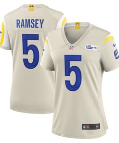 Jalen Ramsey Los Angeles Rams Womens Player Game Jersey - Bone Nfl - Robokeg