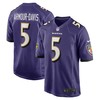 Jalyn Armour-davis Baltimore Ravens Game Player Jersey - Purple Nfl - Robokeg