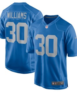 Jamaal Williams Detroit Lions Player Game Jersey Blue Nfl - Robokeg