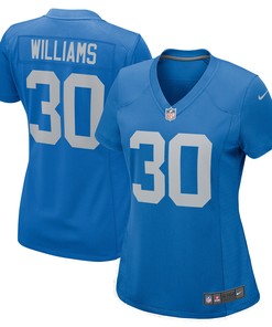 Jamaal Williams Detroit Lions Womens Player Game Jersey Blue Nfl - Robokeg