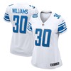 Jamaal Williams Detroit Lions Womens Player Game Jersey - White Nfl - Robokeg