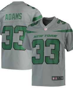 Jamal Adams New York Jets Nike Youth Inverted Game Jersey - Gray - Robokeg