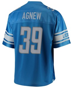 Jamal Agnew Detroit Lions Nfl Pro Line Team Color Player Jersey - Blue - Robokeg