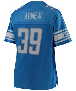 Jamal Agnew Detroit Lions Nfl Pro Line Womens Team Color Player Jersey - Blue - Robokeg