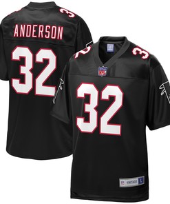 Jamal Anderson Atlanta Falcons Nfl Pro Line Retired Player Jersey - Black Nfl - Robokeg